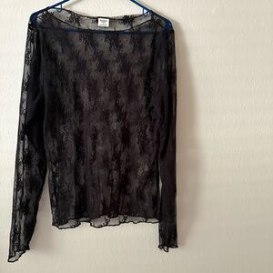 Abercrombie & Fitch Black Lace Top